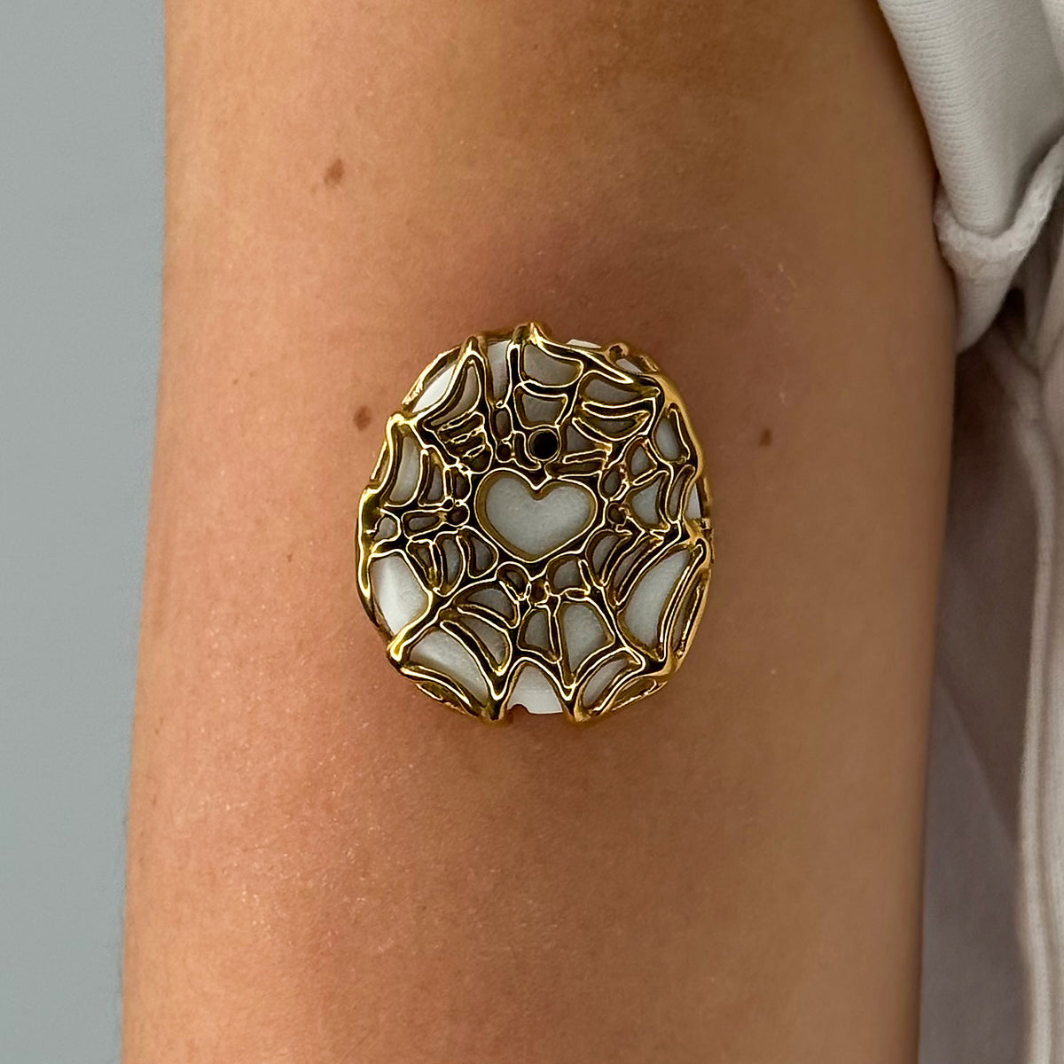 Gold Webbed Armour for Dexcom G7