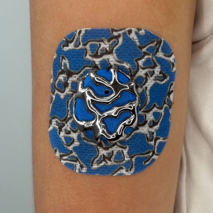 Blue Venom Patch on body