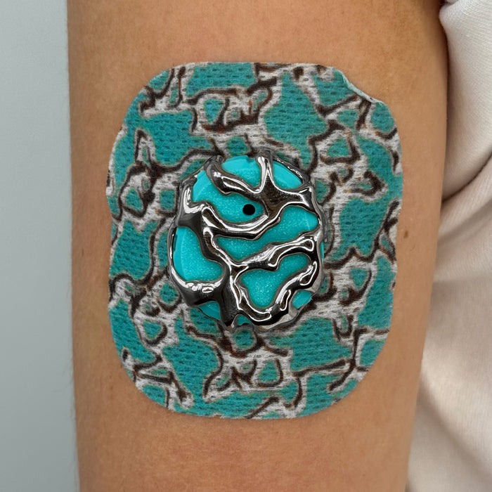 Cyan Venom Patch on body