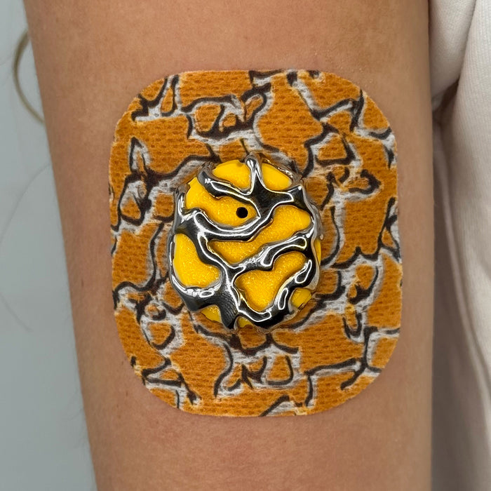 Yellow Venom Patch on body